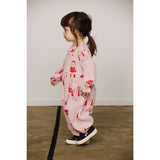 Mini Rodini Pink Minibabies Aop Woven Jumpsuit