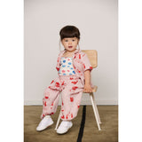 Mini Rodini Pink Minibabies Aop Baby Set