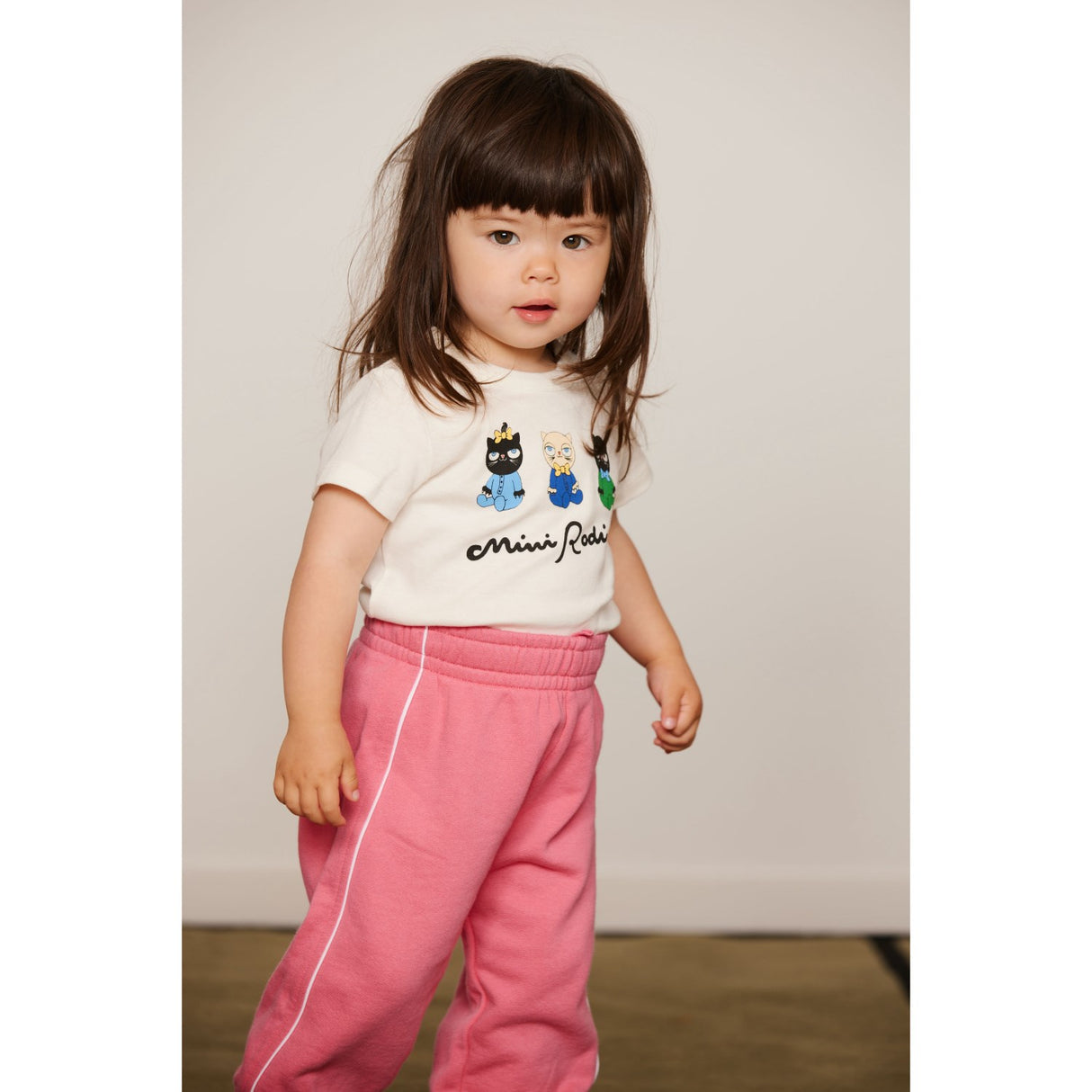Mini Rodini White Minibabies Sp Ss Tee