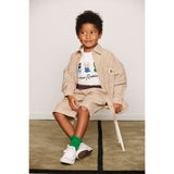 Mini Rodini Brown Poplin Yd Ls Shirt