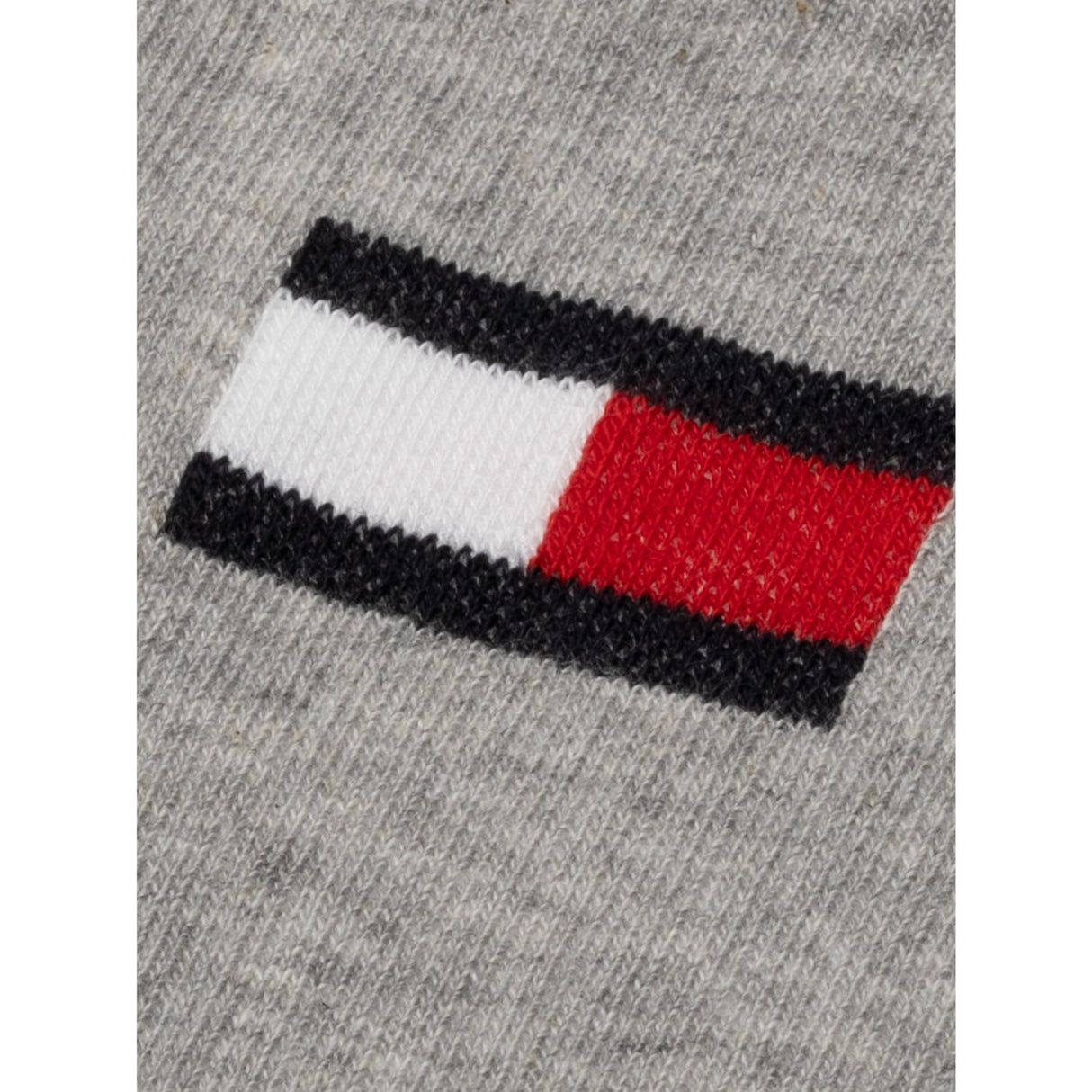 Tommy Hilfiger Grey Melange Kids Socks 2-Pack Flag