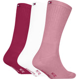 Tommy Hilfiger Pink Kids Socks 3-Pack Ny Sport