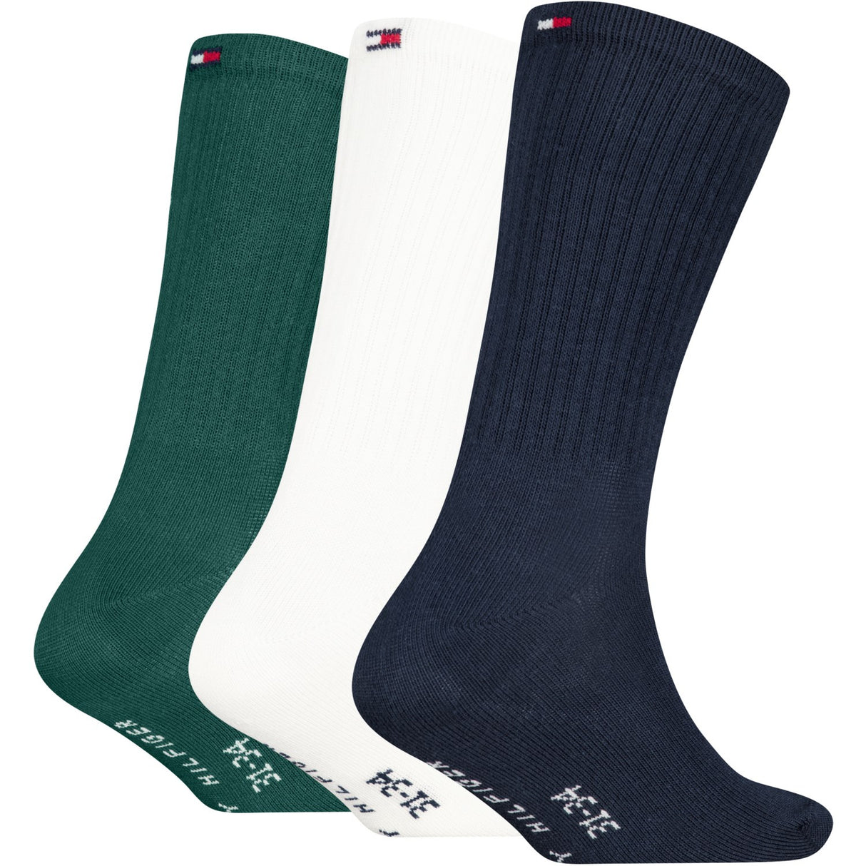 Tommy Hilfiger Navy Kids Socks 3-Pack Ny Sport