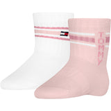 Tommy Hilfiger Light Pink Baby Socks 2-Pack Sport