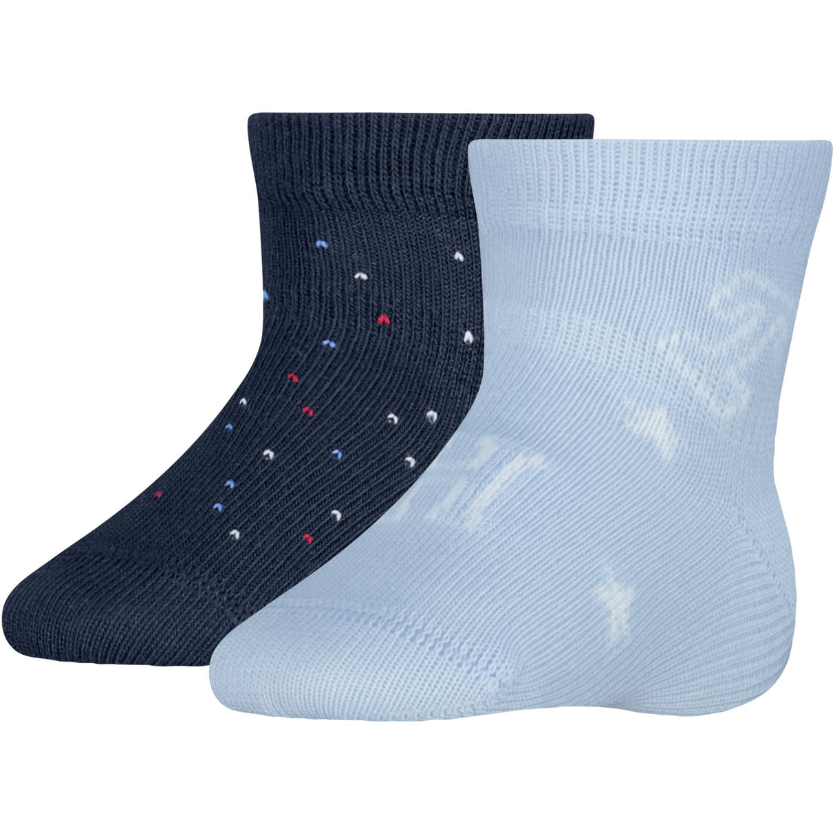 Tommy Hilfiger Light Blue Baby Socks 2-Pack Letters