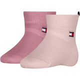 Tommy Hilfiger Light Pink Baby Socks 2-Pack Heart