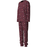 Name It Burgundy Christmas Nanvismas Ls Nightset