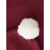 Name It Red Dahlia Hat Nbnrixmasine Knit Hat