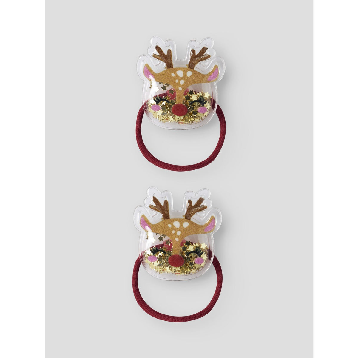 Name It Red Dahlia Reindeer Nmfrifetti 2-Pack Hairelastic