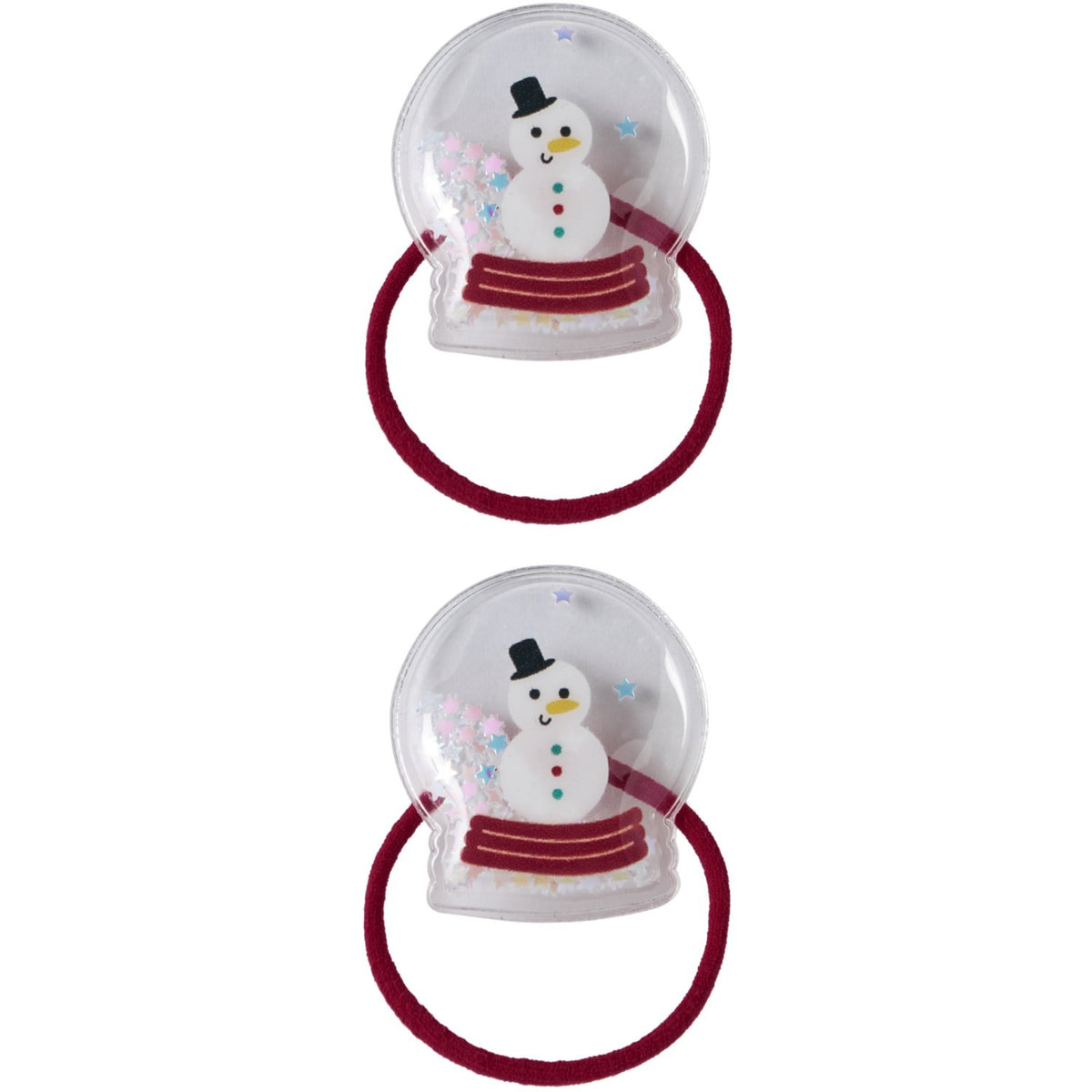 Name It Red Dahlia Snow Globe Nmfrifetti 2-Pack Hairelastic