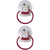 Name It Red Dahlia Snow Globe Nmfrifetti 2-Pack Hairelastic