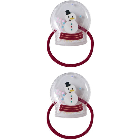 Name It Red Dahlia Snow Globe Nmfrifetti 2-Pack Hairelastic