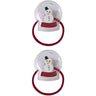 Name It Red Dahlia Snow Globe Nmfrifetti 2-Pack Hairelastic