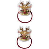 Name It Red Dahlia Reindeer Nmfrifetti 2-Pack Hairelastic