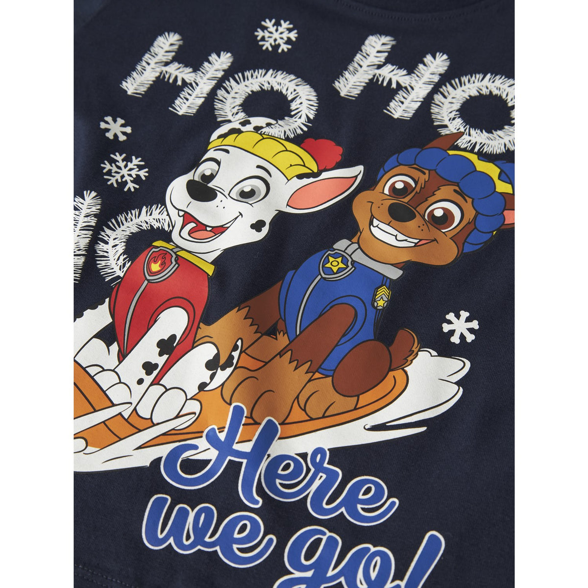 Name It Navy Blazer Nmmsanti Paw Ls Nreg Top Cplg