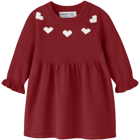 Name It Red Dahlia Nmfrisse Ls Knit Dress