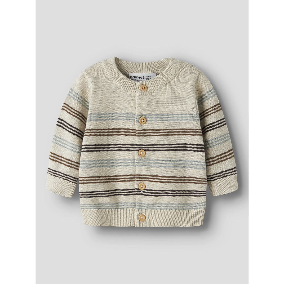 Name It Peyote Melange Nbmronnys Ls Knit Card