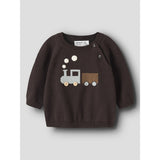 Name It Chocolate Plum Nbmrafello Ls Knit
