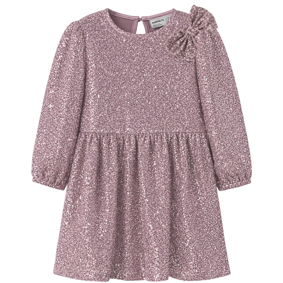 Name It Mauve Shadows Nmfditsia Ls Dress