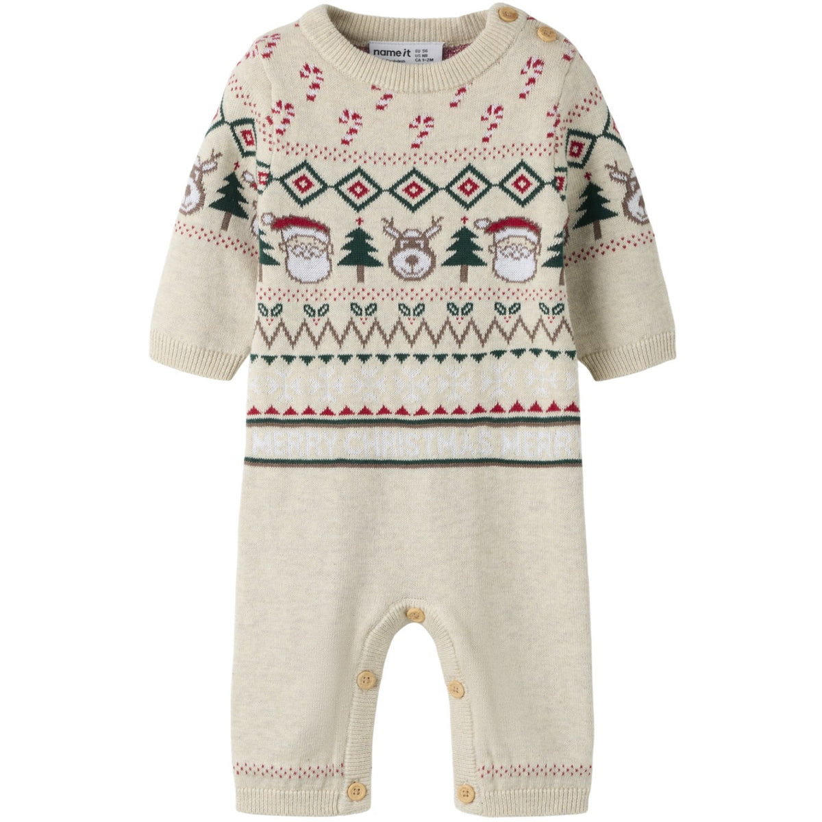 Name It Peyote Nbnralkos Ls Knit Suit