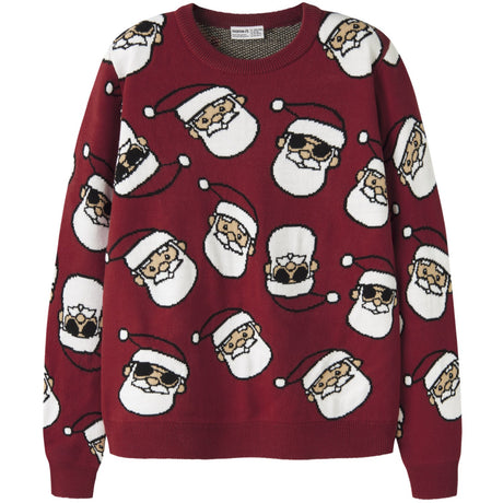 Name It Red Dahlia Nkmrico Ls Knit