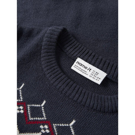 Name It Navy Blazer Nkmrissi Ls Knit