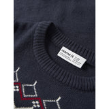 Name It Navy Blazer Nkmrissi Ls Knit