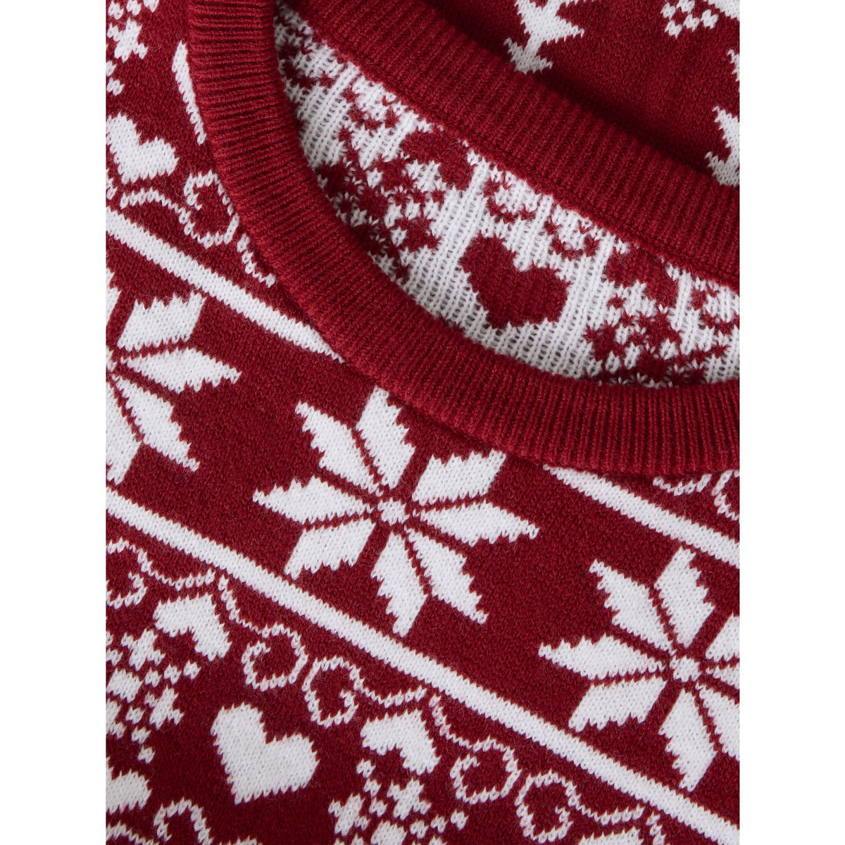 Name It Red Dahlia Nknrismas Ls Knit Cot