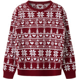 Name It Red Dahlia Nknrismas Ls Knit Cot