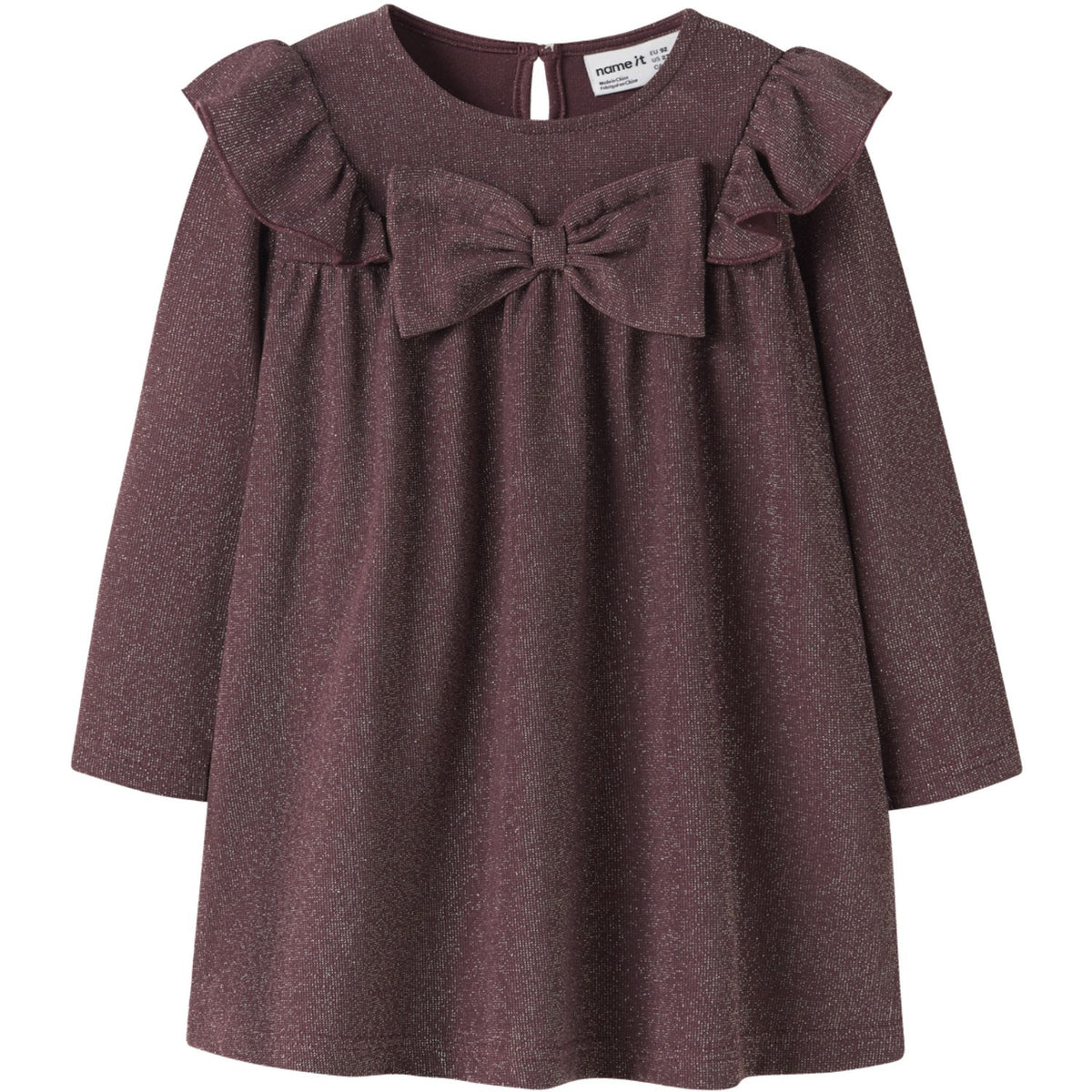Name It Catawba Grape Nmfroisin M Ls Dress