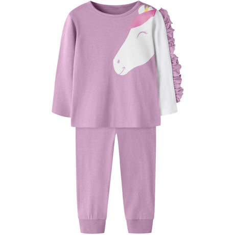 Name It Full Blooming Pink Nmfreteq Night Set