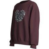 Name It Catawba Grape Glitter Leo Nkfviloui Ls Rlx Sweat Bru
