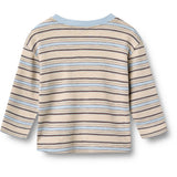 Wheat Multi Blue Stripe T-Shirt L/S Ebbe