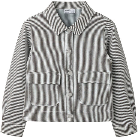 Name It White Delicioso Nkfnola Stripe Jacket 2299-Yf