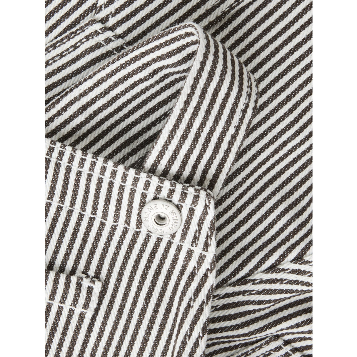 Name It White Delicioso Nbnnola Loose Stripe Overall 2299-Yf