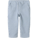 Name It White Moonlight Blue Nmmnola Tap Stripe Pants Carp 2299-Yf