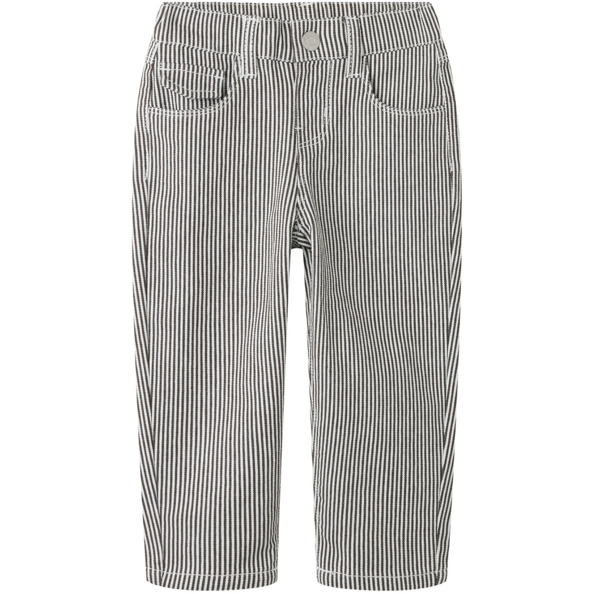 Name It White Delicioso Nmfbella Mom Shaped Stripe Pants 2299-Yf