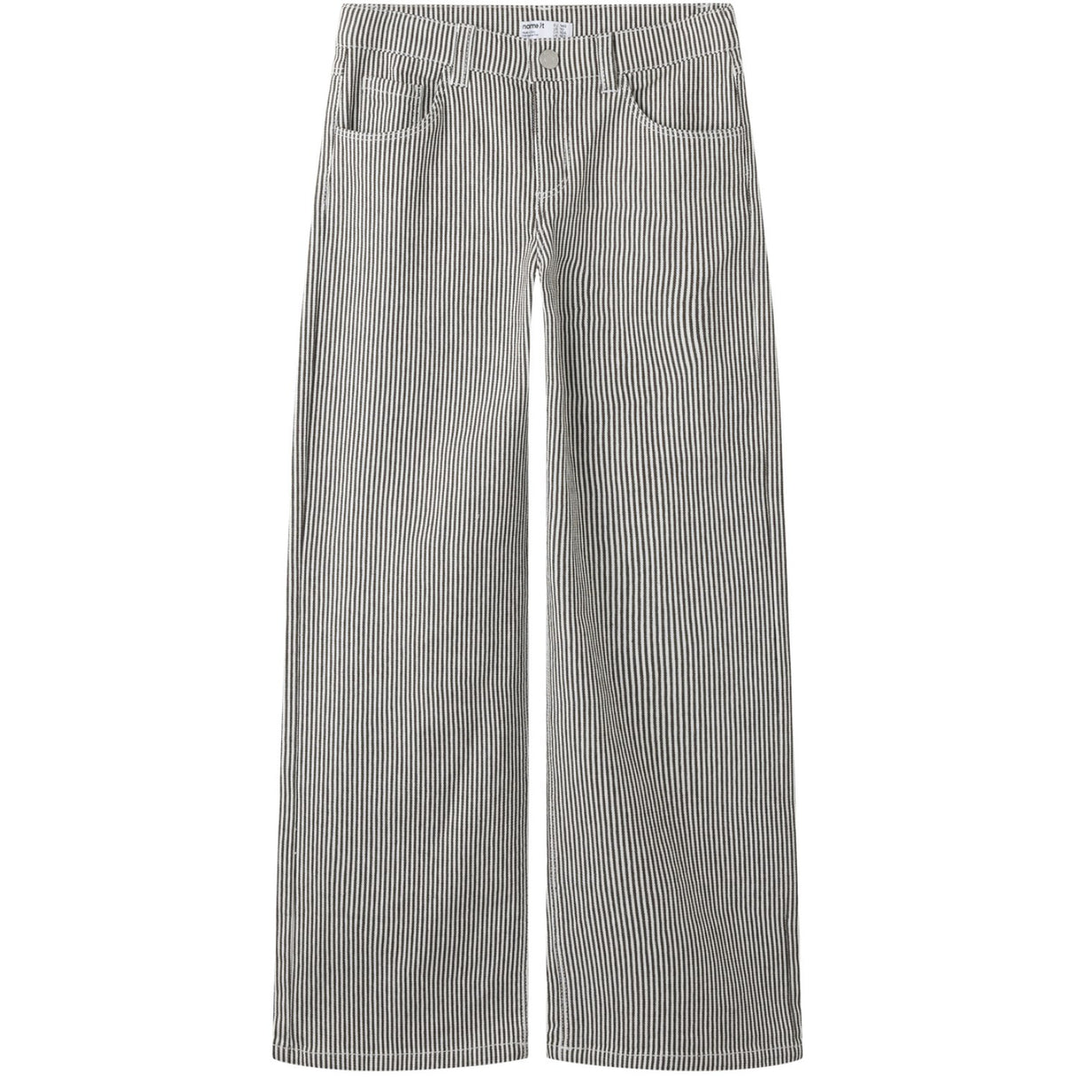Name It White Delicioso Nkfrose Wide Stripe Pants 2299-Yf