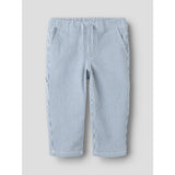 Name It White Moonlight Blue Nmmnola Tap Stripe Pants Carp 2299-Yf