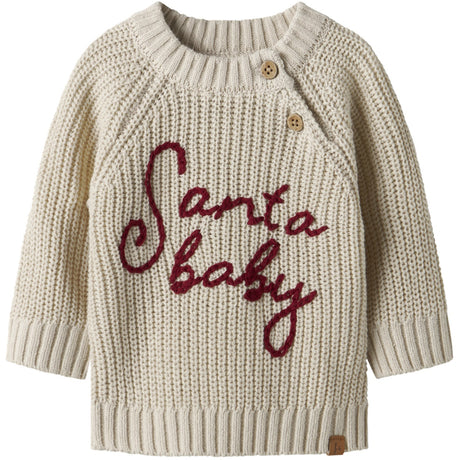 Lil'Atelier Turtledove Santa Baby Nbnemlen Mio Ls Knit Lil