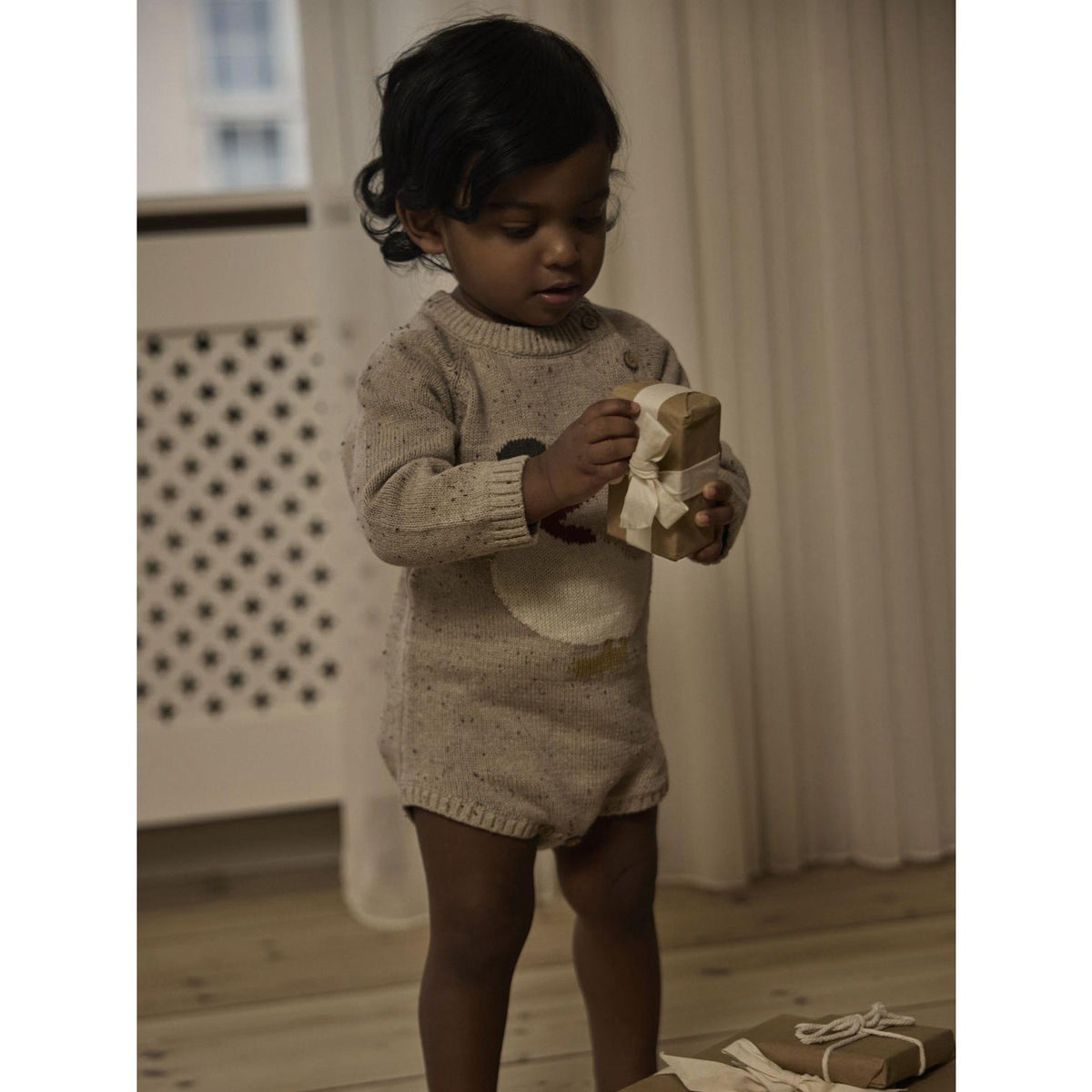 Lil'Atelier Oxford Tan Duck Nbngalto Ria Ls Knit Body Lil