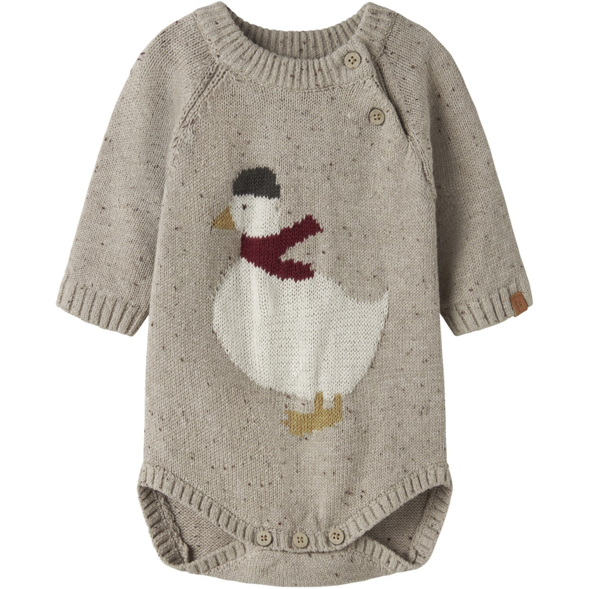 Lil'Atelier Oxford Tan Duck Nbngalto Ria Ls Knit Body Lil
