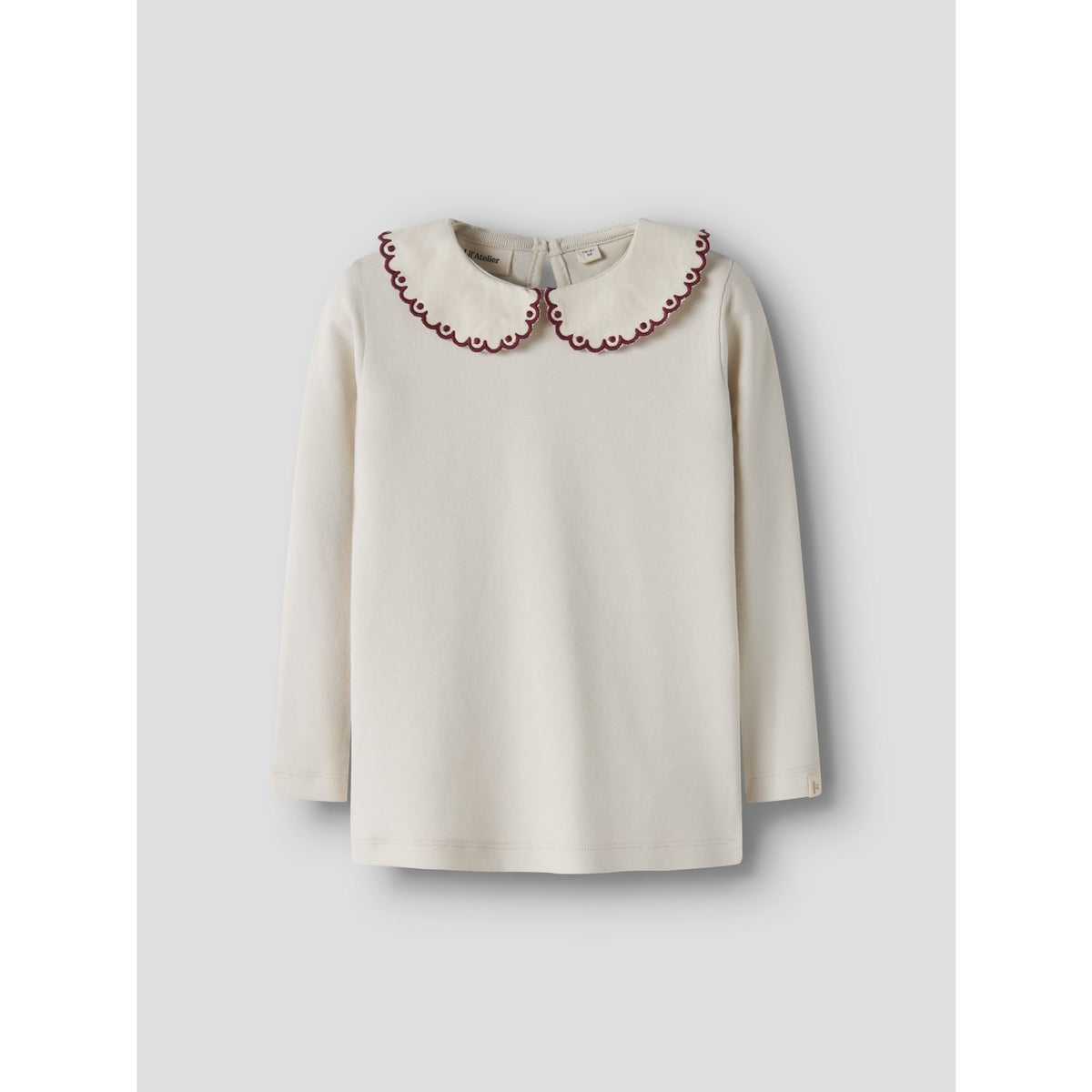Lil'Atelier Turtledove Biking Red Nmffundo Lia Ls Slim Top Lil