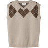 Lil'Atelier White Pepper Nmmronan Knit Vest Lil