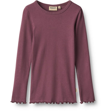 Wheat Eggplant Blouse Ida