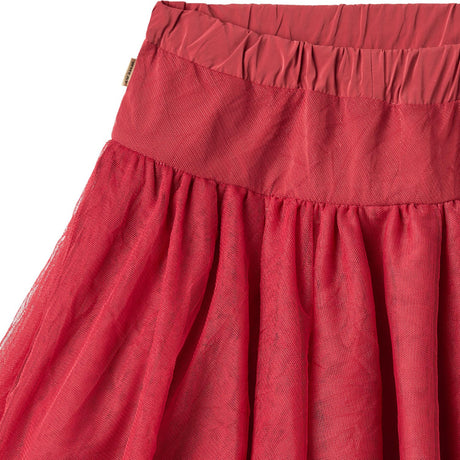 Wheat Red Cherry Skirt Tulle