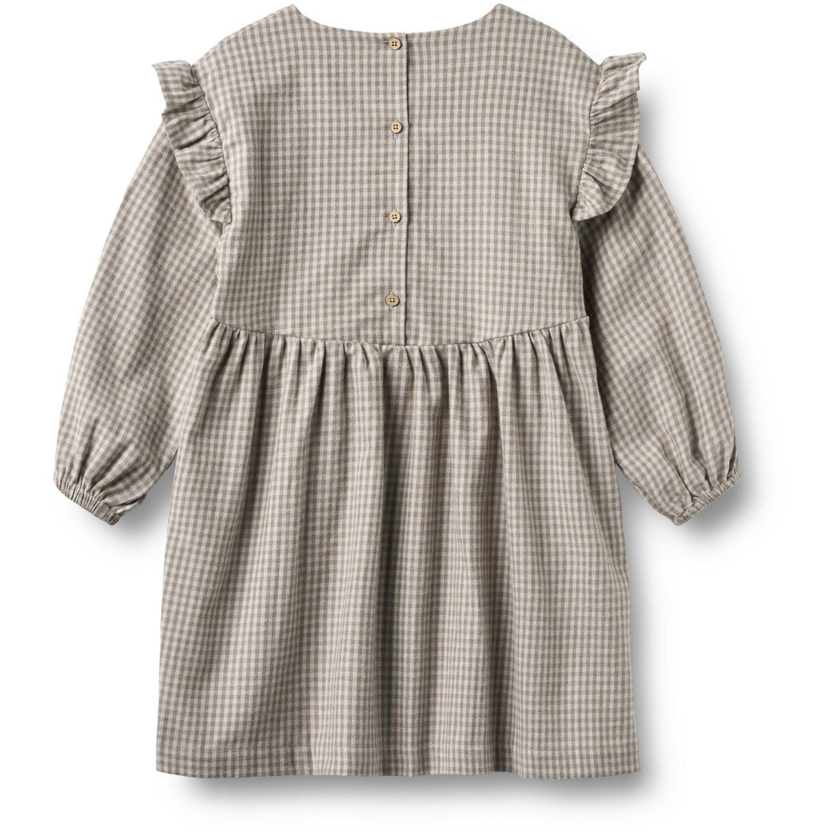 Wheat Greybrown Check Dress Gro