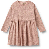 Wheat Dime Rose Small Flowers Jersey Dress L/S Sessa