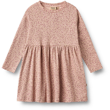Wheat Dime Rose Small Flowers Jersey Dress L/S Sessa