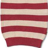 Wheat Red Christmas Stripe Knitted Christmas Hat